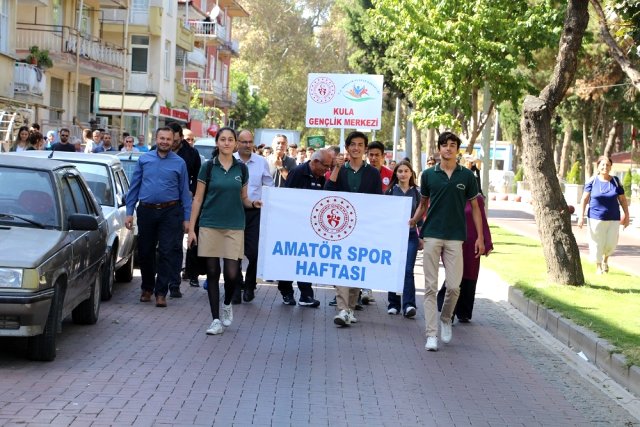 Kula da amatör spor haftası kutlamaları başladı