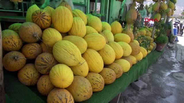 Manisa kırkağaç kavununun aromasıyla lokum yapıldı