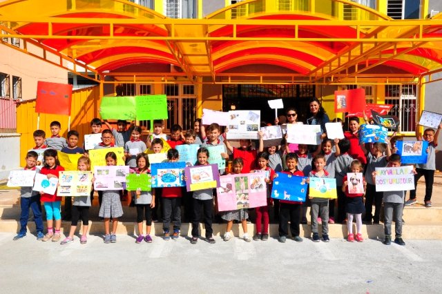 (Özel) Minik öğrencilerden hayvanlar için anlamlı etkinlik