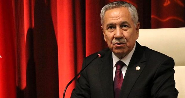 Arınç frene bastı