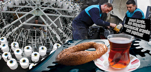 Türk-İş,Hak-İş ve DİSK asgari ücreti açıkladı