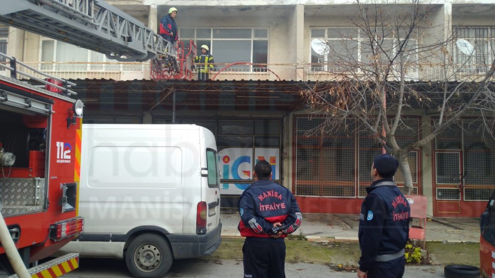 galericiler sitesinde yangın paniği