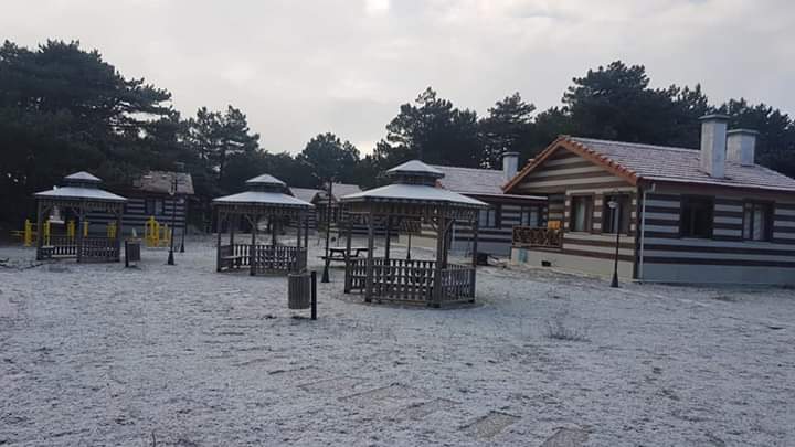 spil'e ilk kar düştü