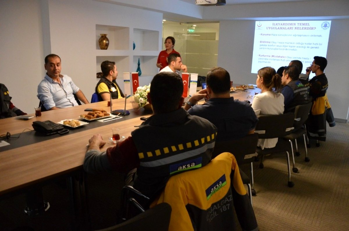 Aksa Doğalgaz personeli eğitimden geçti