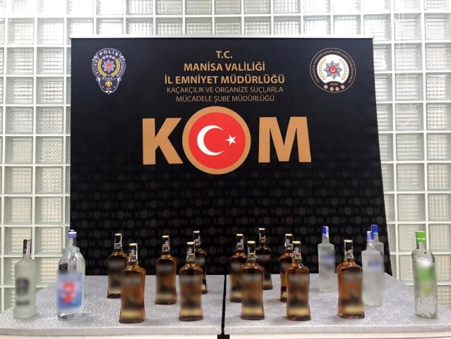 Dört ilçede kaçak içki operasyonu.