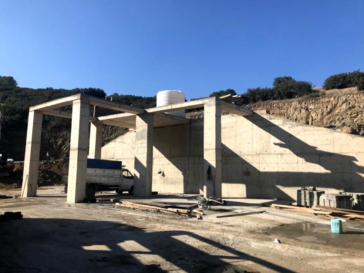 Sarıgöl katı atık istasyonu bitiyor.