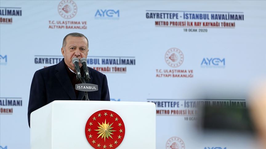 Erdoğan'' İstanbul projeleri hayatidir,büyüktür''