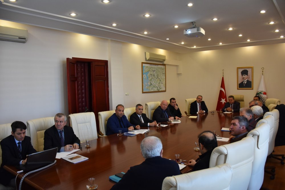 Tarımsal Kuraklık İl Kriz Komitesi, toplandı