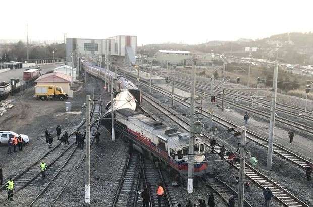 Bu kez boş vagon raydan çıktı..