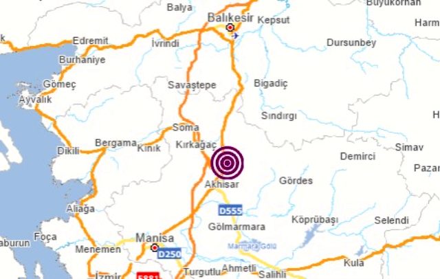 Manisa'da deprem