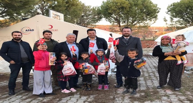 İşadamları depremm bölgesinde