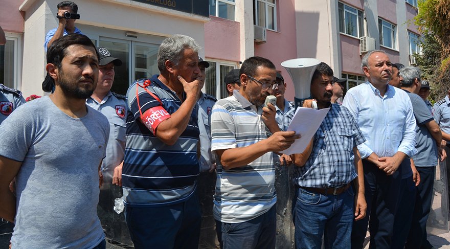 Somalı maden işçiler eylemde