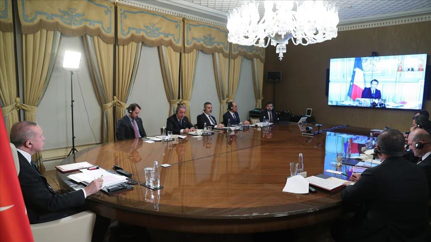 Cumhurbaşkanı Erdoğan'ın liderlerle 4'lü konferansı