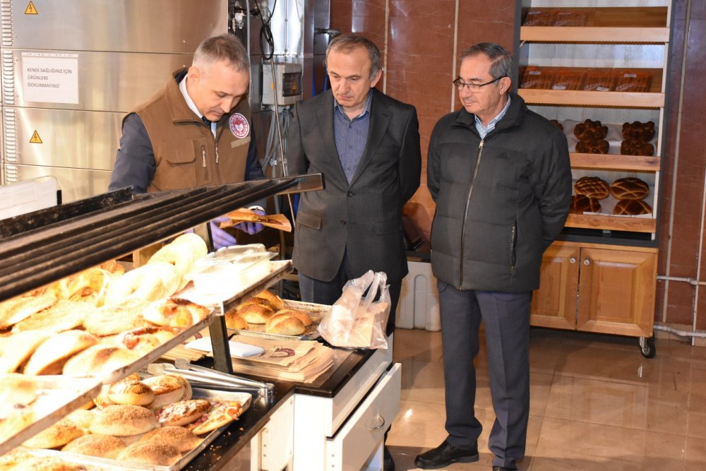 Denetimlere başkanlarda katıldı.