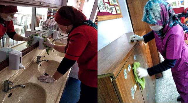 Eş zamanlı dezenfekte başladı