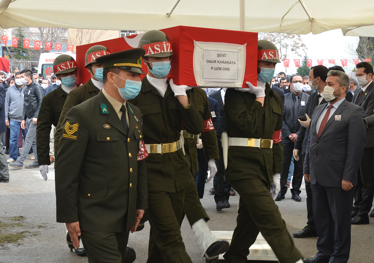 Şehit son yolculuğuna uğurlandı