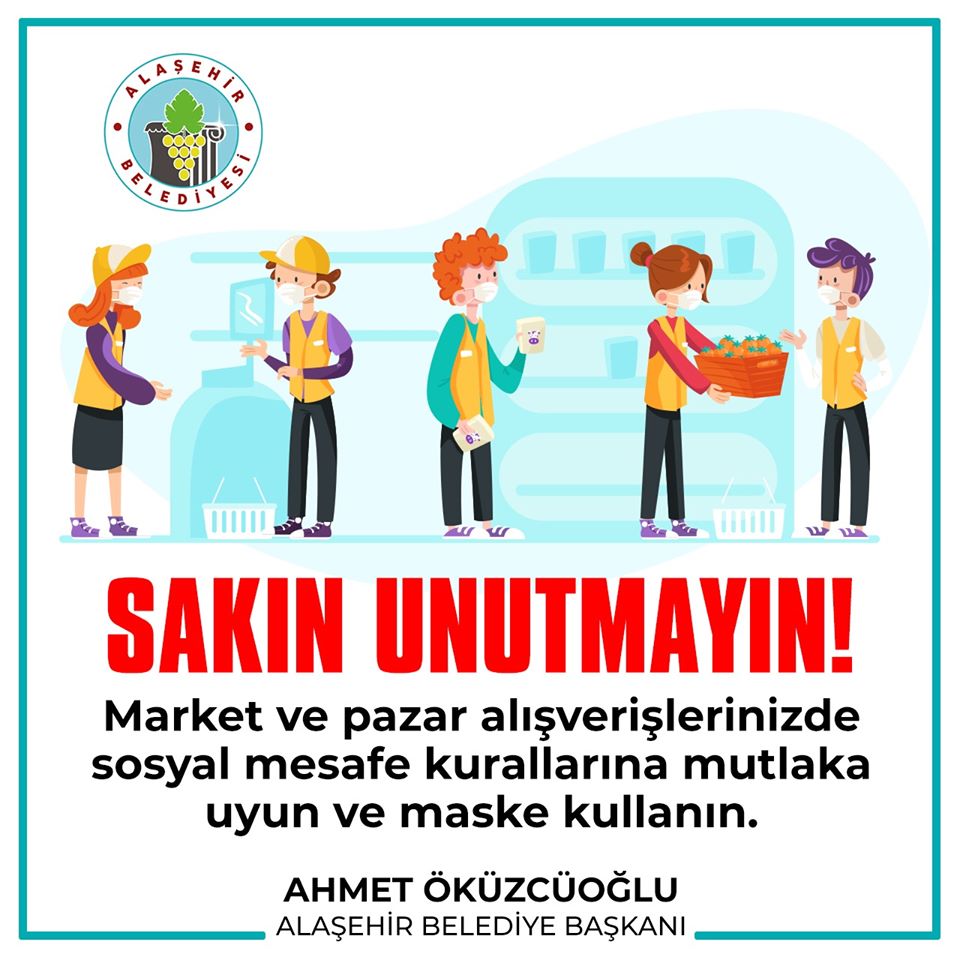 Belediyeden ' evde kalın, sağlıklı kalın.'çağrısı