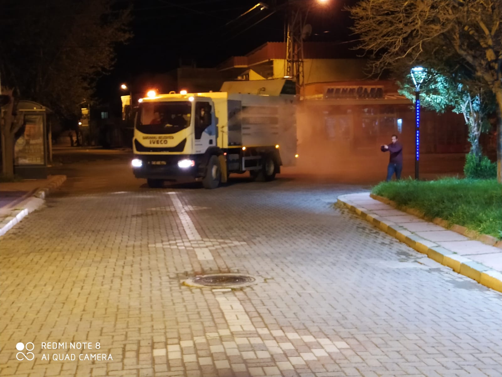 İlçe aralıksız dezenfekte ediliyor