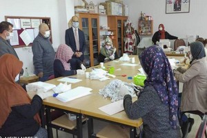 Halk eğitimden maska desteği