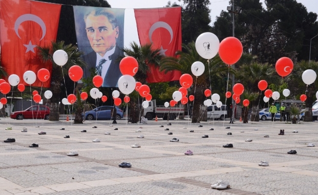 Çocuklar alanlardaydı