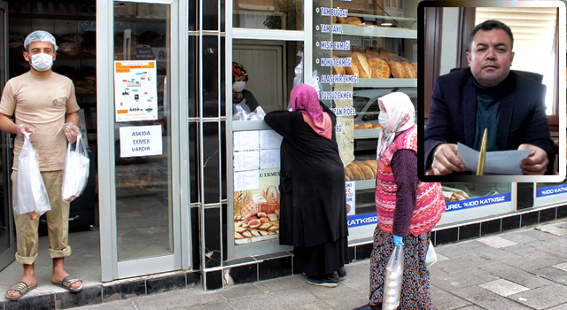 Ekmekler askıya alındı