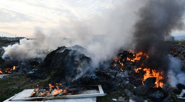 Yangın panik yarattı