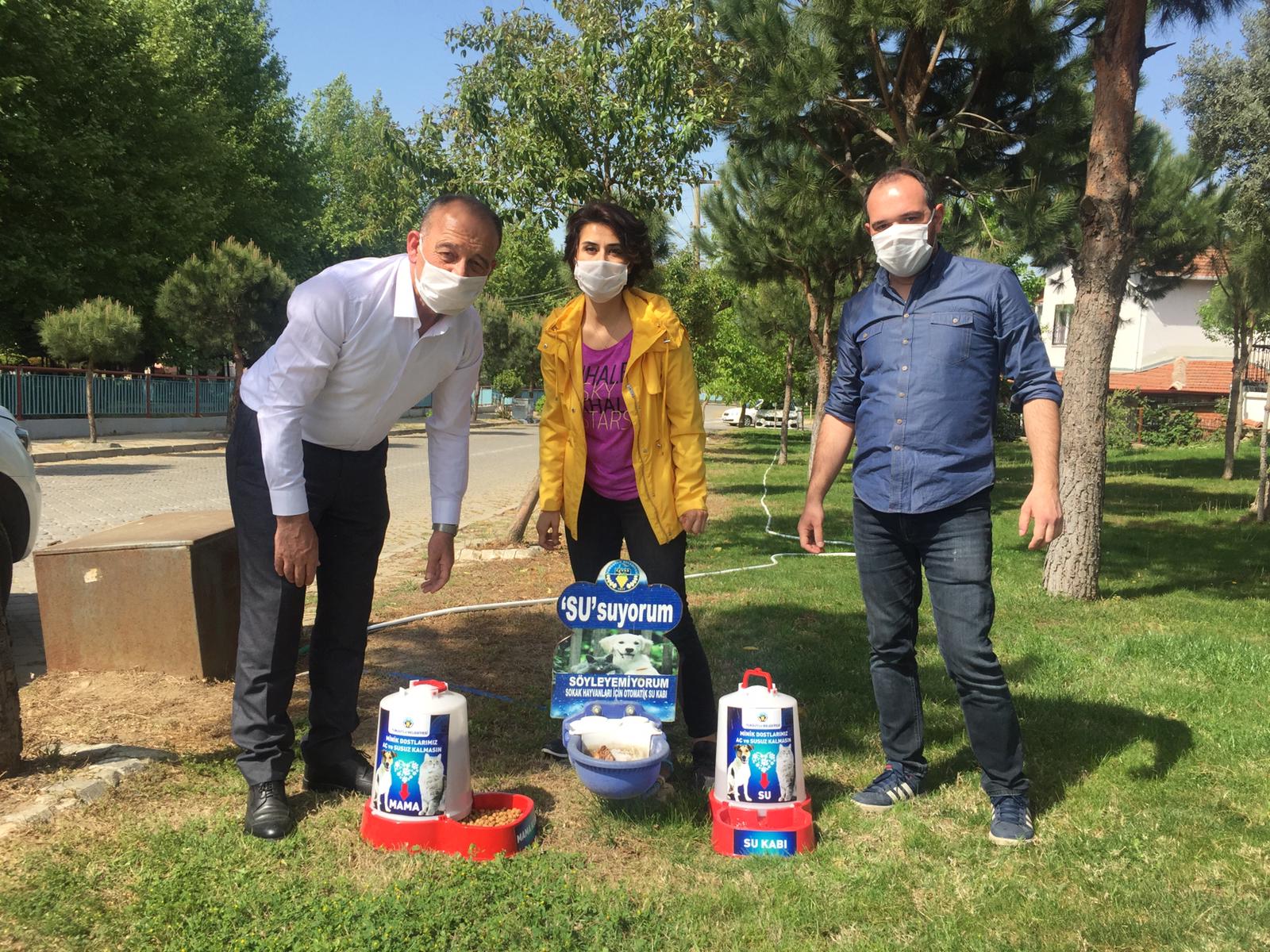 Turgutlu'da sokak hayvanları unutulmadı