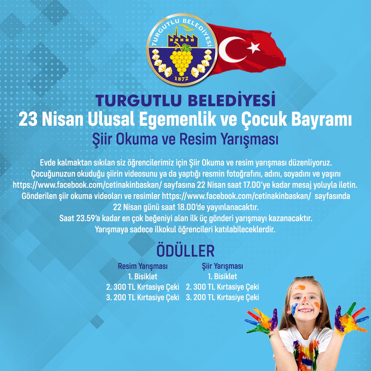 Öğrenciler hem yarışacak hem 23 nisanı kutlayacak