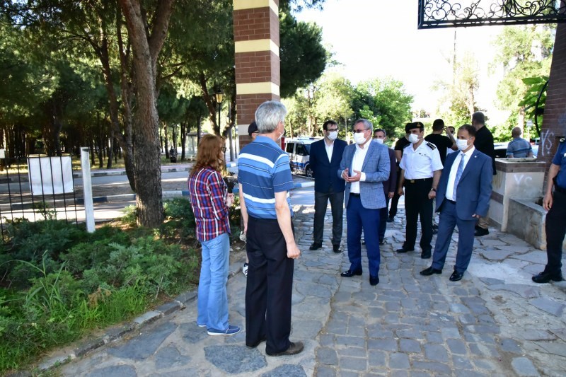 Vatandaşlarla bayramlaşma