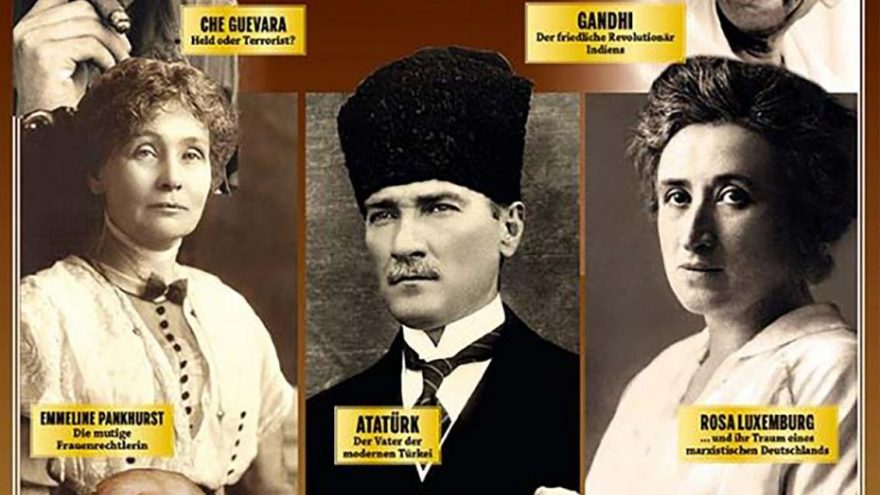 Atatürk, Alman dergisinin 'en büyük devrimciler' kapağında Atatürk yer aldı