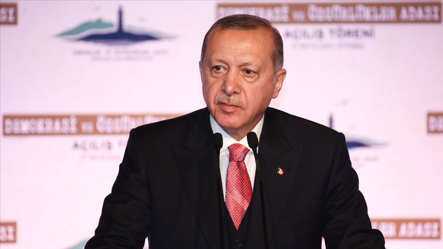 Erdoğan''Adadaki her tesise de tarihe uygun isimler verildi''