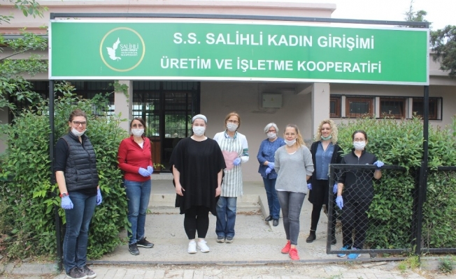 Salihli'de üreten kadın güçbiliği
