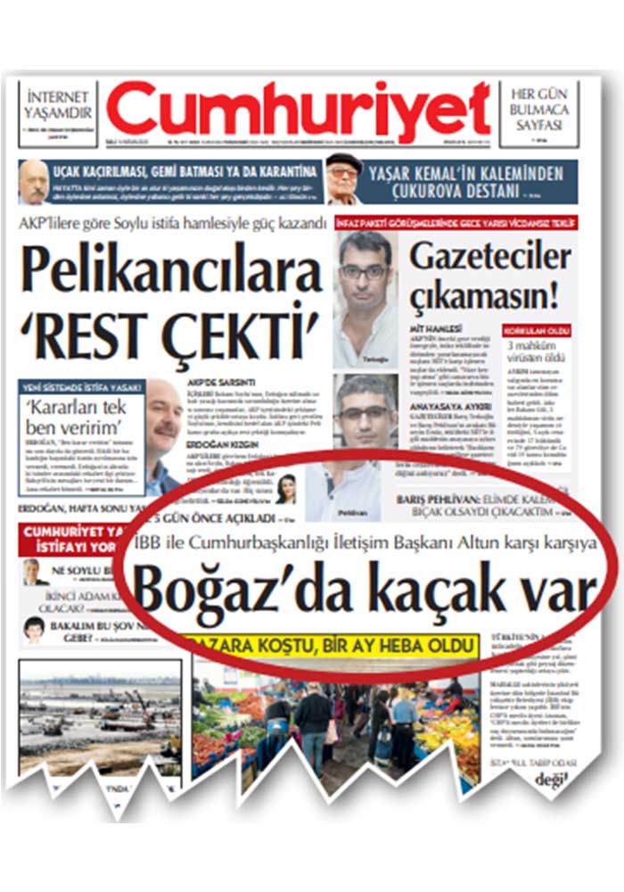 Altun'a bağlı BİK Cumhuriye'te 35 gün ilan cezası verdi