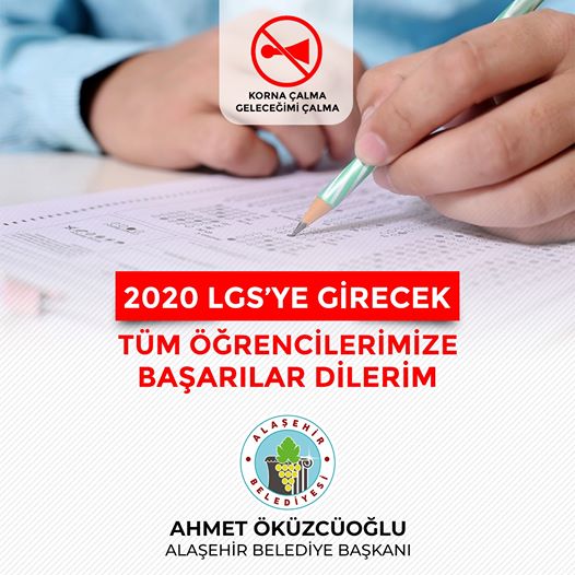 Öküzcüoğlun'dan LGS mesajı