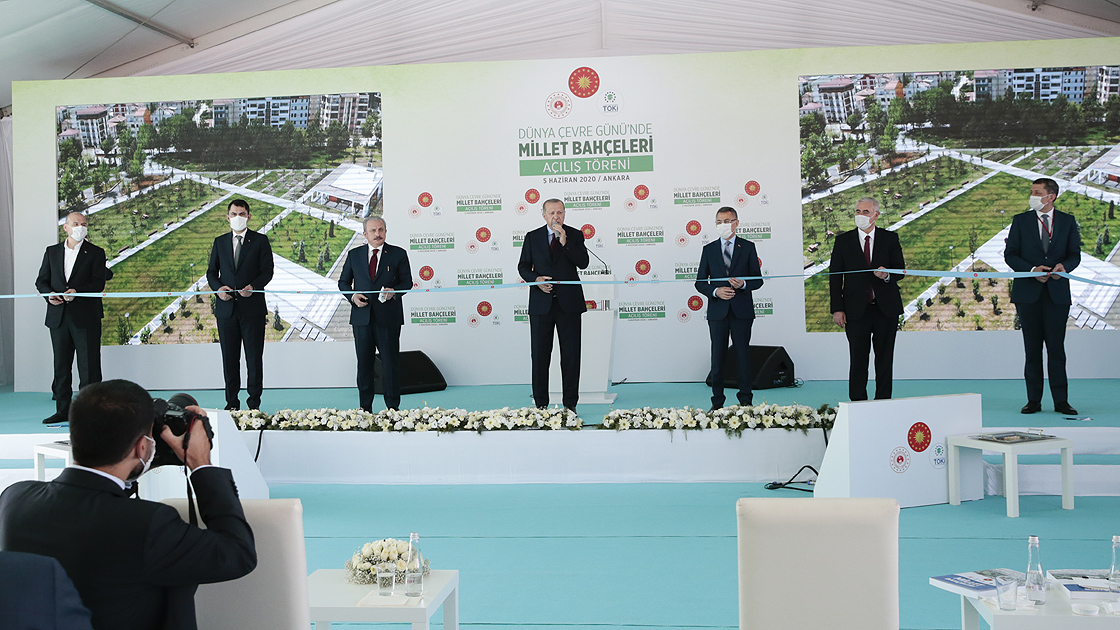 Erdoğan: 23 millet bahçesine ulaştık