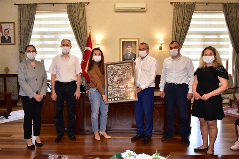 Vali Deniz'e veda ziyaretleri