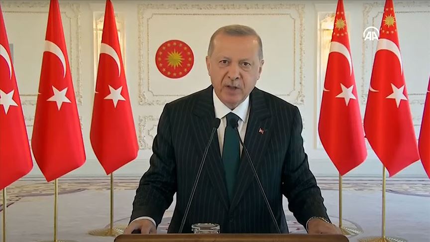 Cumhurbaşkanı Erdoğan konuşuyor