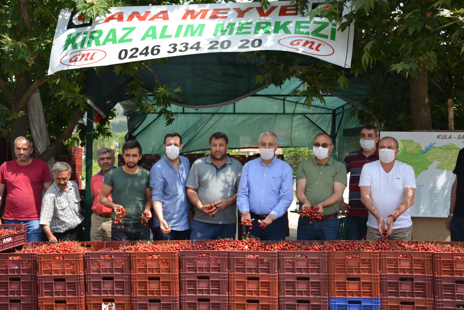 Salihli kirazı üreticinin yüzünü güldürdü
