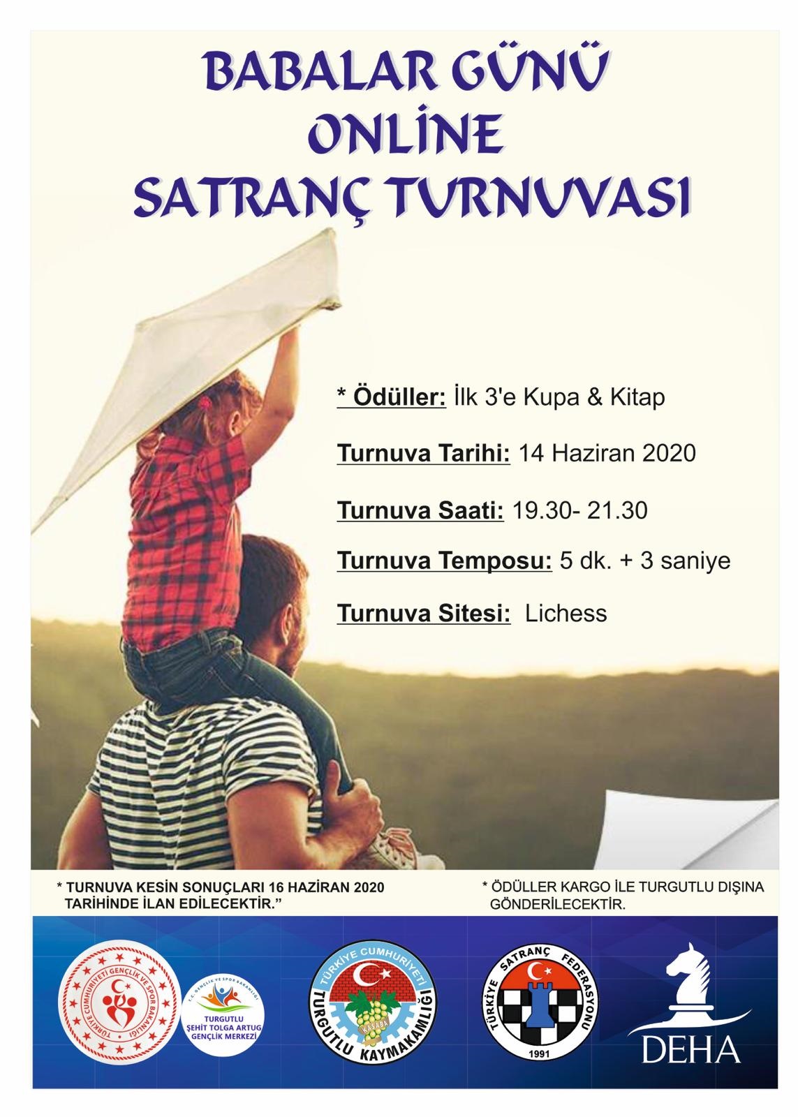 Babalar günü için online satranç turnuvası