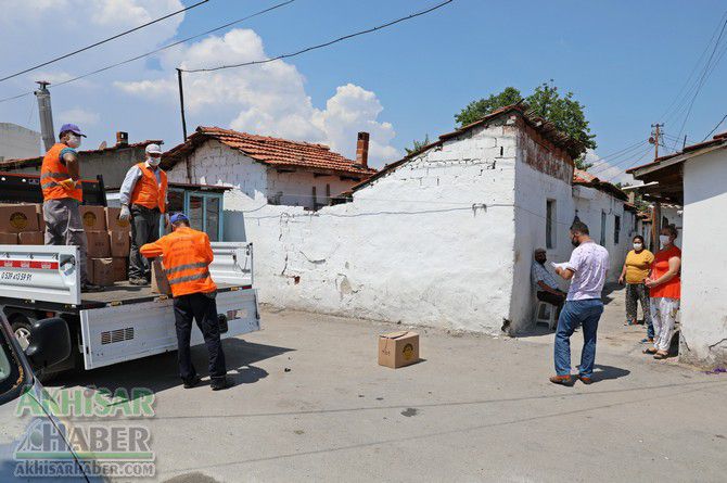 Karantinadaki vatandaşların yardımına belediye koştu