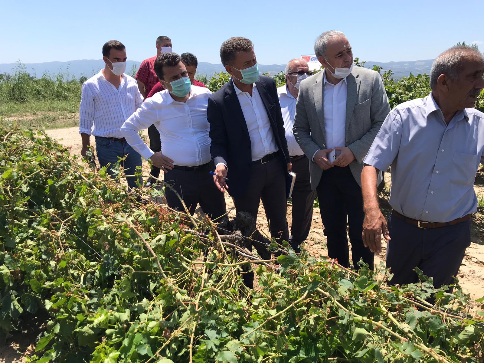 CHP milletvekilleri zarar tespit çalışmasında