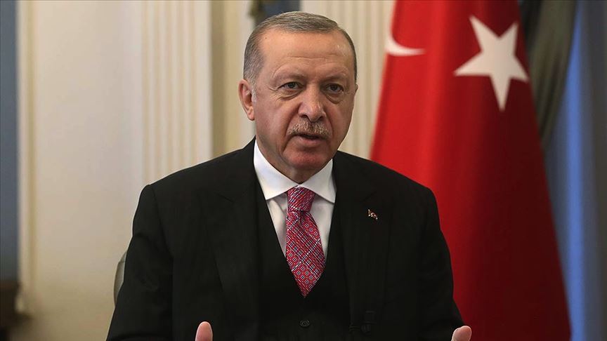 Erdoğan: Ada'da kalıcı çözüm Kıbrıs Türkü'nün eşit statüsünün kabulüyle mümkün