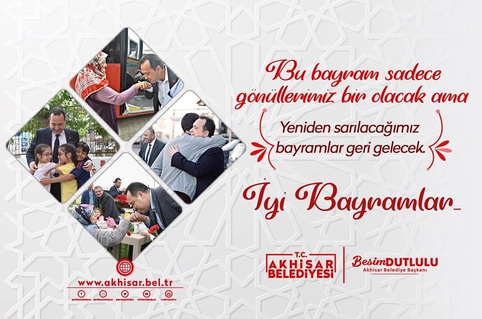 Akhisar Belediyesinden bayram kutlaması
