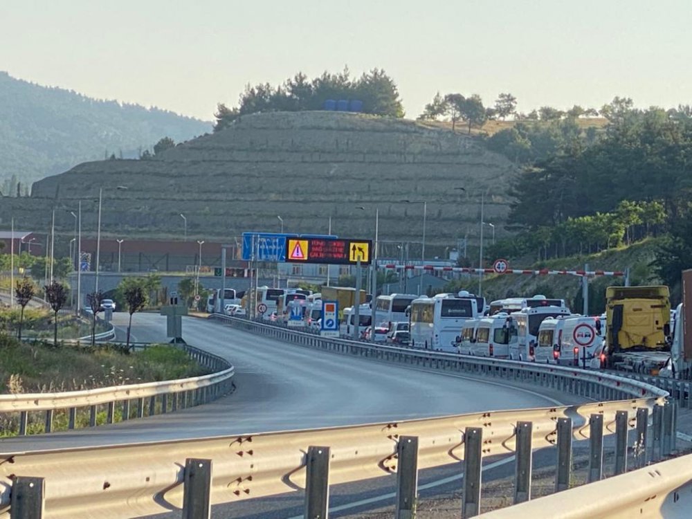 Sabuncubelinde trafik çilesi