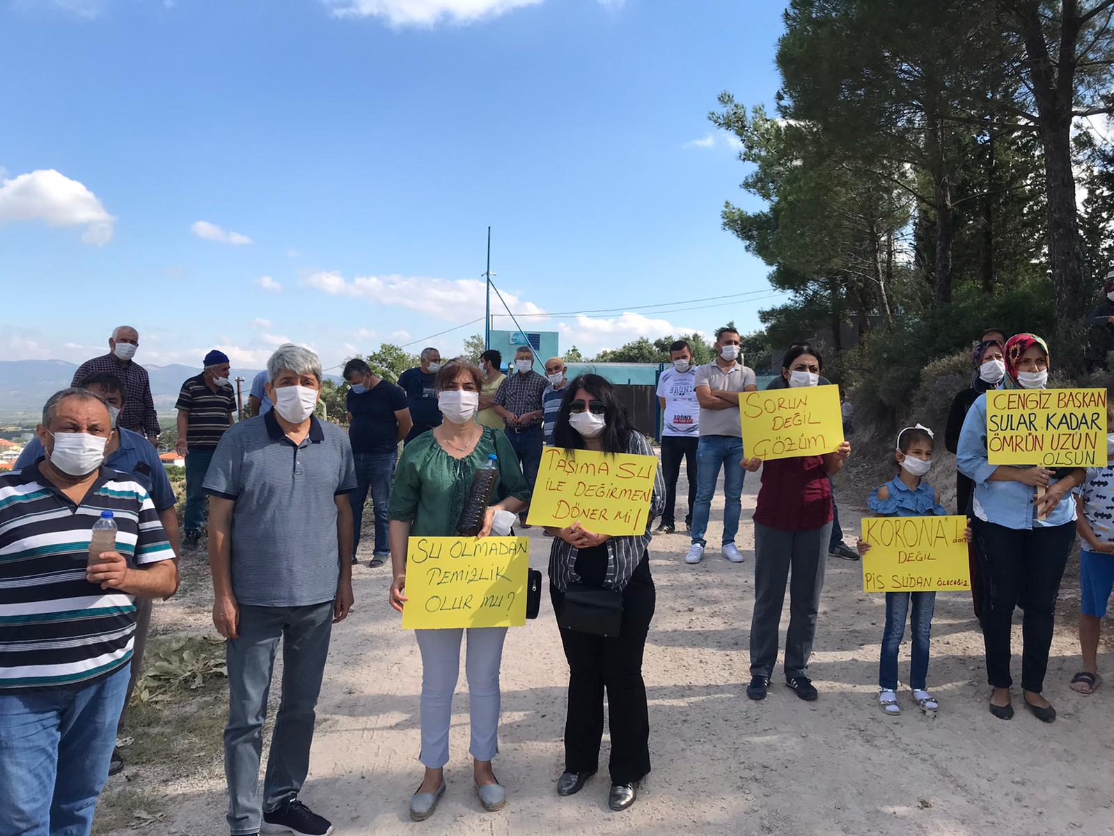 Manisa Büyükşehir Somada vatandaşları susuzluğa terk etti
