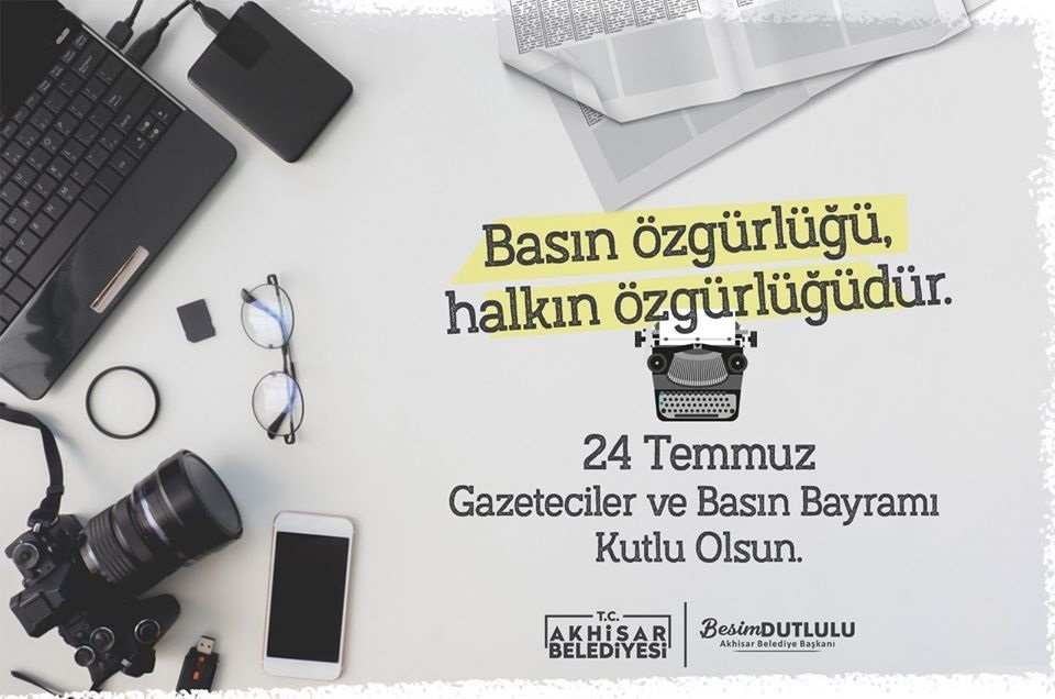 Akhisar Belediyesi basın emekçilerinin bayramını kutladı