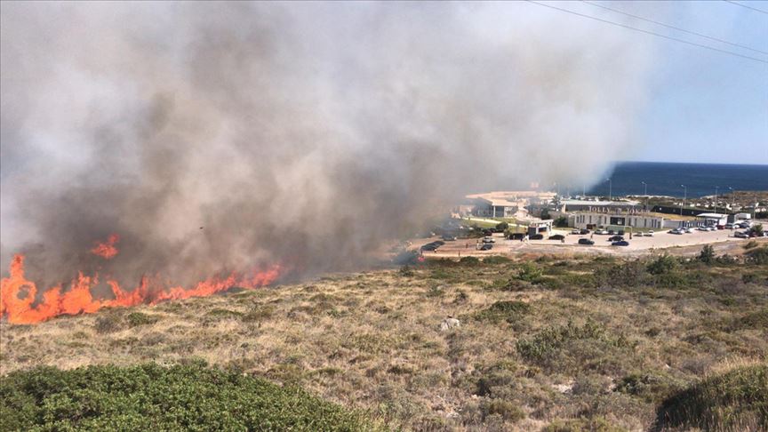 İzmir'de yangın