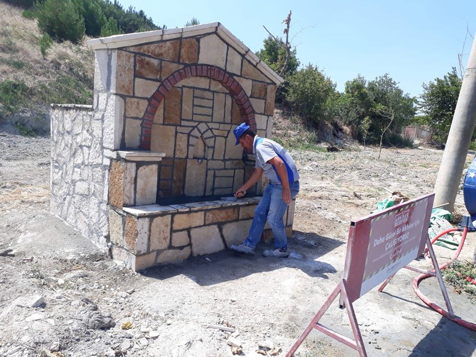 Harap çeşme onarıldı