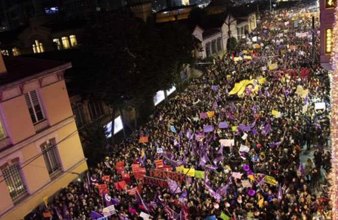 Kadınlardan İstanbul Sözleşmesi mitingi