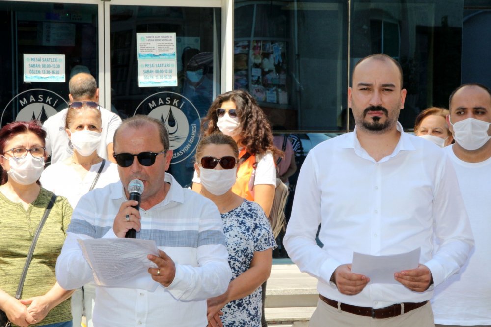 CHP'den MASKİ'ye protesto